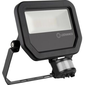 Ledvance Floodlight Led Projektør 20w/840 Med Sensor, Sort