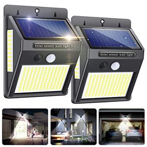 Peasur Luz Solar Exterior【3 Paquete/138 LED/3 Modos】 Luces Solares Led  Exterior Blanco Cálido IP65 Impermeable Focos LED Exterior Solares Jardin,  Farolas potente para Exteriores,Patio,Garaje : : Iluminación