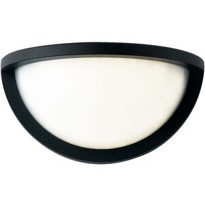 Intec Aplique de exterior LED negro angular 10W 4000K (luz natural)