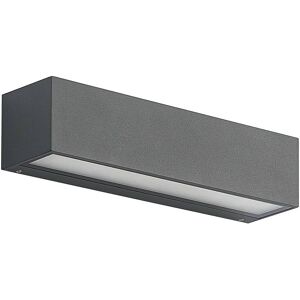 Arcchio Lámpara de pared led exterior de aluminio negro