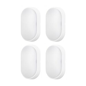 FORLIGHT Aplique de Pared Exterior (4uds) LED Temperatura Regulable Blanco Moo