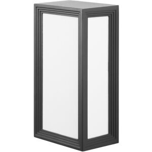 FORLIGHT Aplique exterior aluminio gris 28x14x12 cm