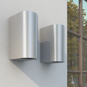 vidaXL Lámparas de pared de exterior luz superior e inferior 2 unidades