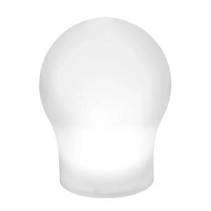 LOLAhome Lámpara exterior led blanca de 28x22 cm