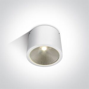 One Light Downlights Led Techo  67380a/w/w Blanco 25w 3000k Ip54