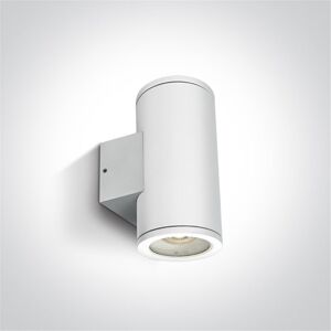 One Light Aplique Exterior Pared  67400b/w Blanco Ip54