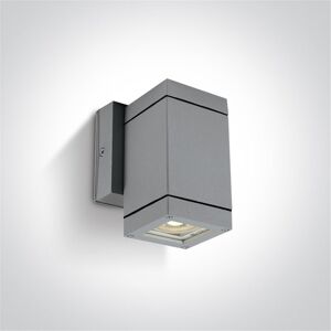 One Light Aplique Exterior Pared  67130f/g Gris Ip54
