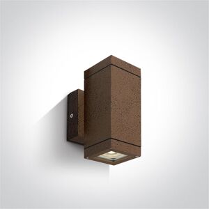 One Light Aplique Exterior Pared  67130a/br Marron Ip54