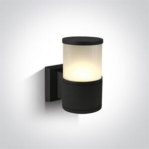 One Light Aplique Exterior Pared  67094/b Negro Ip54