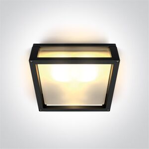 One Light Aplique Vintage Exterior Pared  67420b/b Negro Ip54