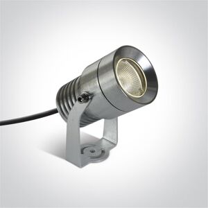 One Light Proyector Led Exterior  7046/al/w Aluminio 10w 3000k Ip65