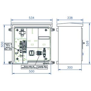 Pinazo Armario De Medida Directa  Pnz-Cpm-Mdt-Ae 313163