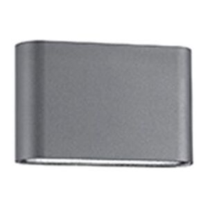 Nova Luce Luminaria Led Aplique Exterior  Soho 740404 Gris