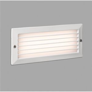 Faro Bañador Pared Led Exterior  Barcelona 72094 Stripe Grid Blanco Mate