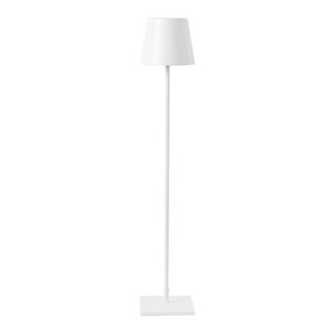 Faro Lampara De Pie Led Portatil Exterior  Barcelona Toc 70786 Blanco Mate