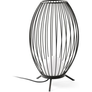 Faro Lampara Portatil Jardin  Barcelona Cage 75608 Gris Oscuro