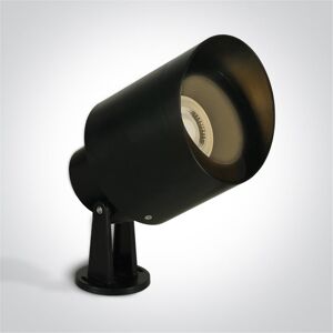 One Light Proyector Exterior  67204g/b Negro 10w Ip65 Mr16-Gu10