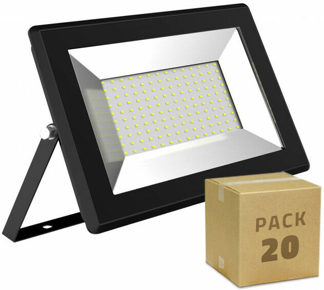 EFECTOLED Pack Foco Proyector LED Solid 50W (20 un) Blanco Neutro 4000K .