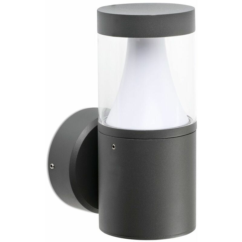 FARO BARCELONA PLIM Aplique de pared difusor cónico gris oscuro