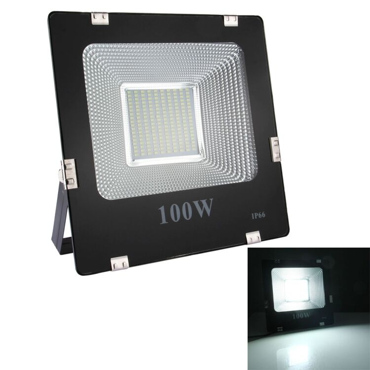 Tarvike 100W IP66 vedenpitävä LED-tulvavalo (valkoinen valo)