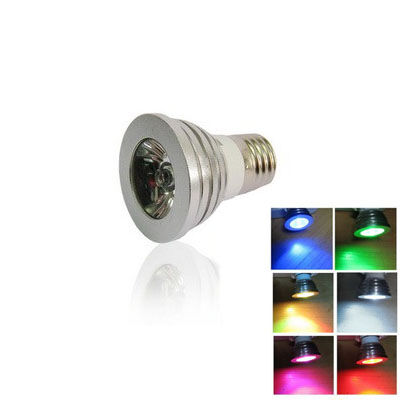 Väriä vaihtava LED hehkulamppu kaukosäätimellä