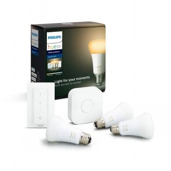 Philips HUE WHITE AMBIANCE 3 BULB + BRIDGE + SWITCH, BT, STARTER KIT