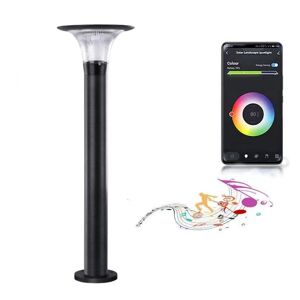 Borne Solaire Connectee UFO RGBW IP65 60cm - SILAMP