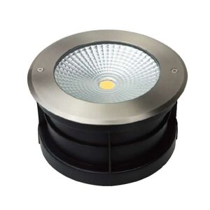 LeClubLED Spot LED Exterieur encastrable 220V 25W (eclairage 200W) - etanche IP67 diametre 195mm Blanc Naturel 4000K 2100lm