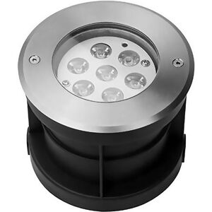 LeClubLED Spot LED exterieur encastrable 7W diametre 147mm eclairage Blanc Naturel 4000K exterieur etanche IP67 220V 45°