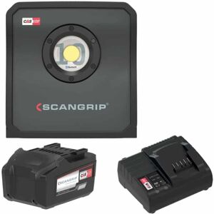 SCANGRIP Projecteur Bluetooth 10 000 lumens 5.2Ah NOVA 10 CAS - 03.6131 - Publicité