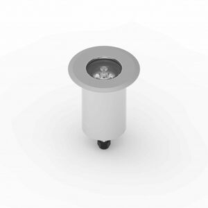 Inta Flat Surface FA Round - Noir gris gaufre RAL 9006 - tech-LAMP