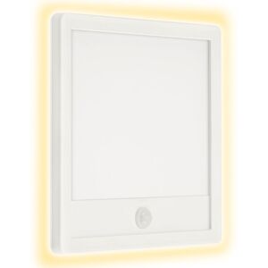 - Applique murale d'extérieur led nizza, 15 w, 2000 lm, IP44, blanc, plastique, 25 x 25 x 4,5 cm