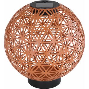 ETC-SHOP Boule déco en métal Lampe led Extérieur jardin solaire Lampes solaires déco d'extérieur pour l'extérieur, décor oriental punching tone design - Publicité