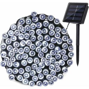 Groofoo - Guirlande Lumineuse Exterieure Solaire ,22M 200 led Guirlande Solaire Exterieur 8 Modes étanche Guirlande led Solaire Pour Jardin,Terrasse,Cour,Noël,Mariage,Fête(Blanc Froid ) - Publicité