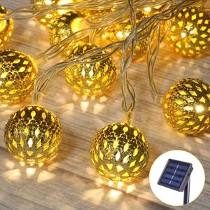 Ineasicer - 7M 50 LEDs étanche, éclairage extérieur, pour le jardin, la terrasse ou la pelouse, Décoration à Guirlande Lumineuse Étanche de Fête Noël - Publicité