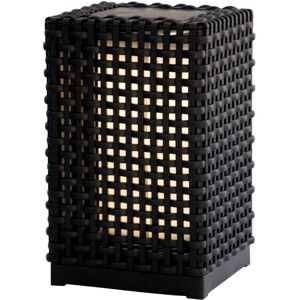 Lampadaire extérieur solaire hauteur 24,5cm 20lm Elexity Noir