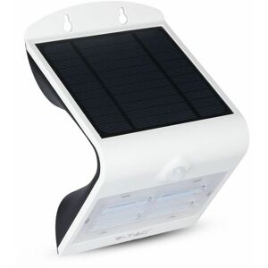 V-TAC Appliques solaires - IP65 - Blanc - 3W - 400 Lumens - 4000K+3000K - Publicité