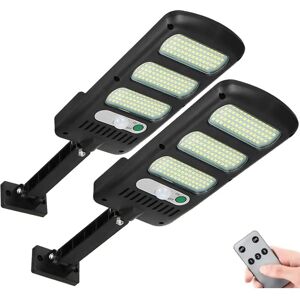 GOTRAYS Lampes solaires d'extérieur, 2 paquets de 213 lampes de sécurité à leds avec détecteur de mouvement, étanches et réglables à 180°. Publicité