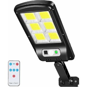 Lampes solaires d'extérieur, 6000 lumens led Applique murale à capteur de mouvement à énergie solaire - IP67 étanche avec télécommande, lumière de sécurité durable pour mur extérieur, jardin, - Rhafayre - Publicité