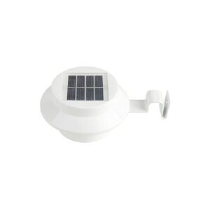FEI YU Lot de 3 lampes solaires pour gouttières, lampes solaires d'extérieur avec support réglable, pour clôture, jardin, mur, cour (blanc,lumière chaude) - Publicité