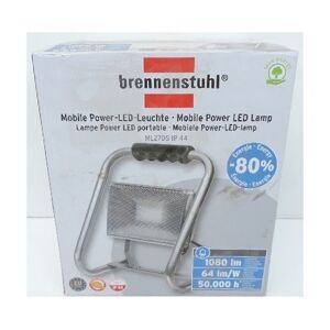 Brennenstuhl - Projecteur mobile led 17W alu 6400K 1080lm avec support, poignée et cable 3G1 L2m IP44 ML2705 1173320 - Publicité