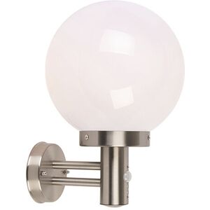 Sfera - Eclairage exterieur avec detecteur de mouvement - 1 lumière - l 270 mm - Acier - Moderne - éclairage extérieur - Acier - Qazqa - Publicité