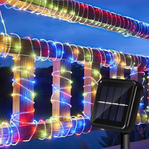 Guirlande lumineuse Solar,Extérieur pour Jardin, Terrasse, Mariage et Fête de Noël,22M 200 LED,Multicolore - Swanew - Publicité