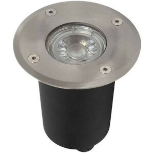 Spot de sol extérieur Luxolum Rond - Encastré - max.35W - GU10 - IP65 - Inox316 - Inox - Publicité