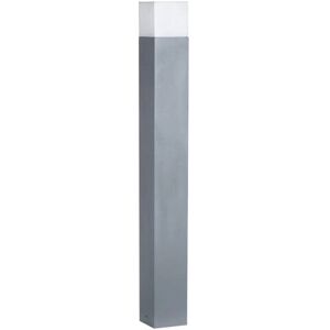 Borne Extérieure Grise Foncée 80cm pour Ampoule E27 - SILAMP