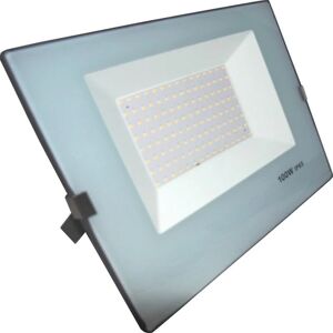 Projecteur LED Exterieur 100W IP65 No Flicker BLEU GRIS Blanc Neutre 4000K 5500K SILAMP