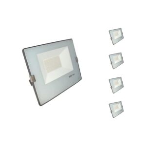 Projecteur LED Extérieur 50W IP65 No Flicker - BLEU GRIS (Pack de 5) - Blanc Froid 6000K - 8000K - SILAMP