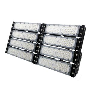 Projecteur LED Puissant Industriel 400W IP65 Noir - Blanc Froid 6000K - 8000K - SILAMP