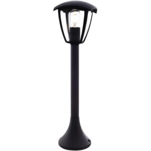 Lanterne Exterieure Noire mate 60cm pour Ampoule E27 - SILAMP