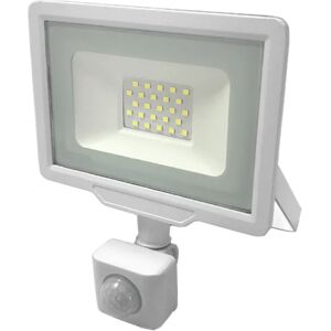 Projecteur LED Exterieur 30W IP65 BLANC avec Detecteur de Mouvement Crepusculaire - Blanc Chaud 2300K - 3500K - SILAMP